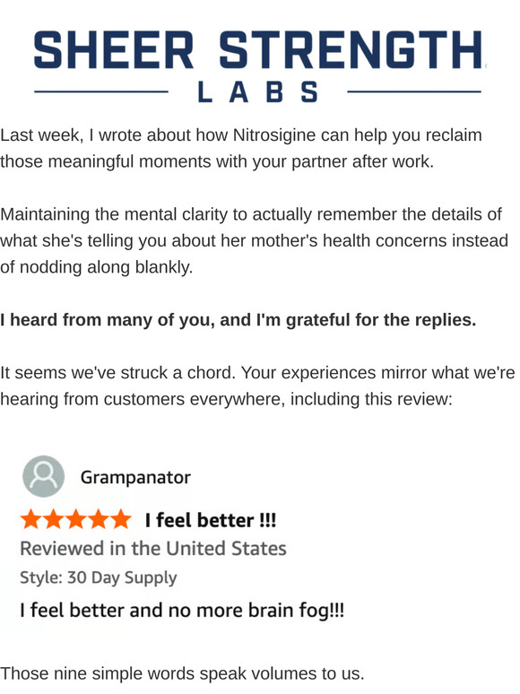 Sheer Strength Labs She Deserves Your Full Attention, Not Just What's