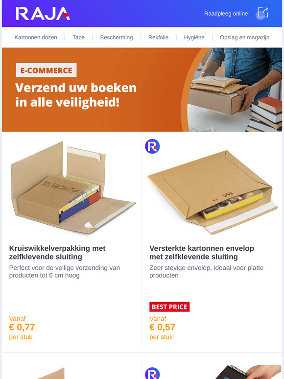 📦 Verzend uw boeken in alle veiligheid met onze toppers!