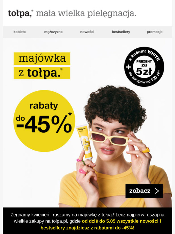 rabaty do -45% na nowości i bestsellery! 💰