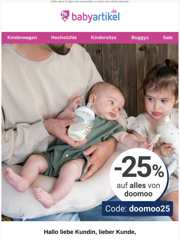 Jetzt 25% Rabatt auf doomoo sichern!