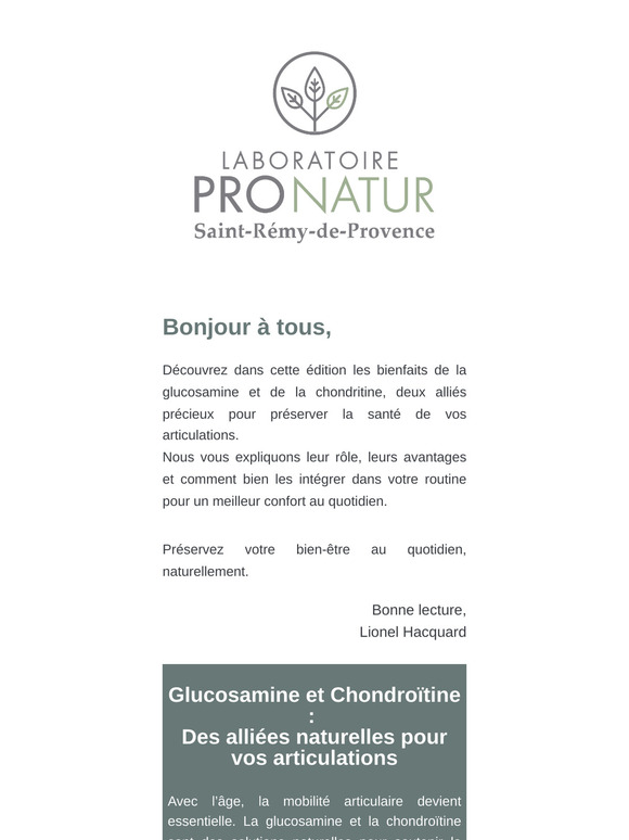 Glucosamine et Chondroïtine : Des alliées naturelles pour vos articulations 🦐🦀