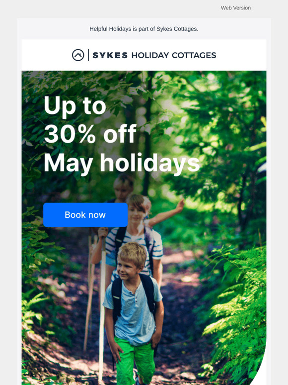 May holidays are calling… with 30% off!