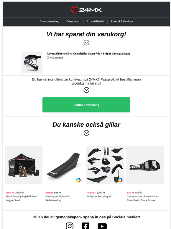 🛒 Du glömde något!