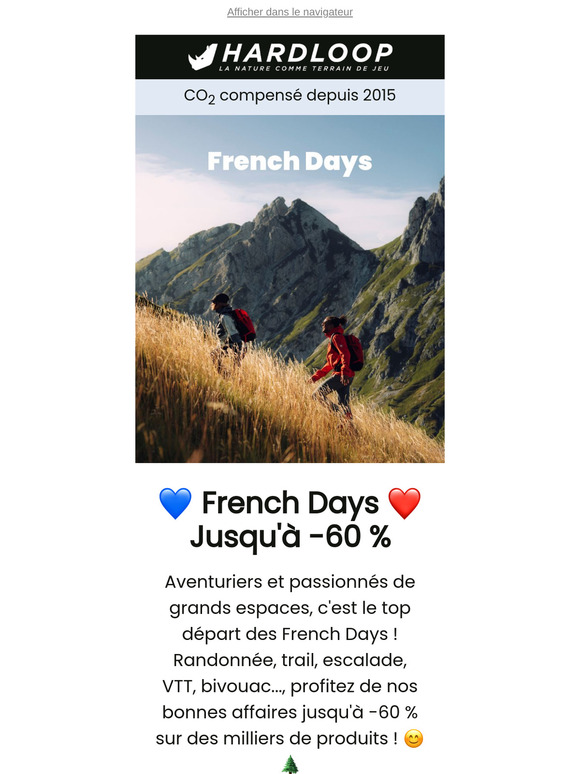🐔 French Days, jusqu'à -60 % !