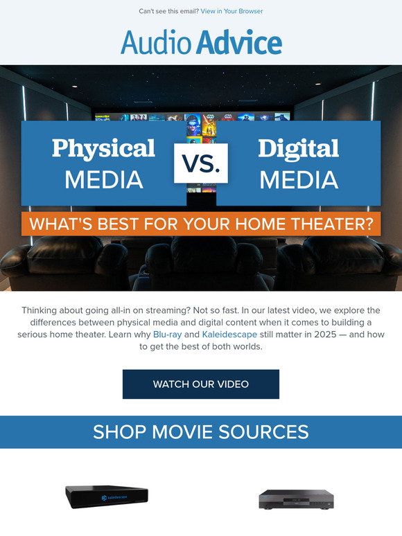 🤔 Physical Media vs. Digital Media: What's Best for Your Home Theater?