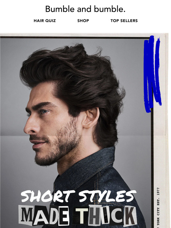 A lush, short style starts in the shower.