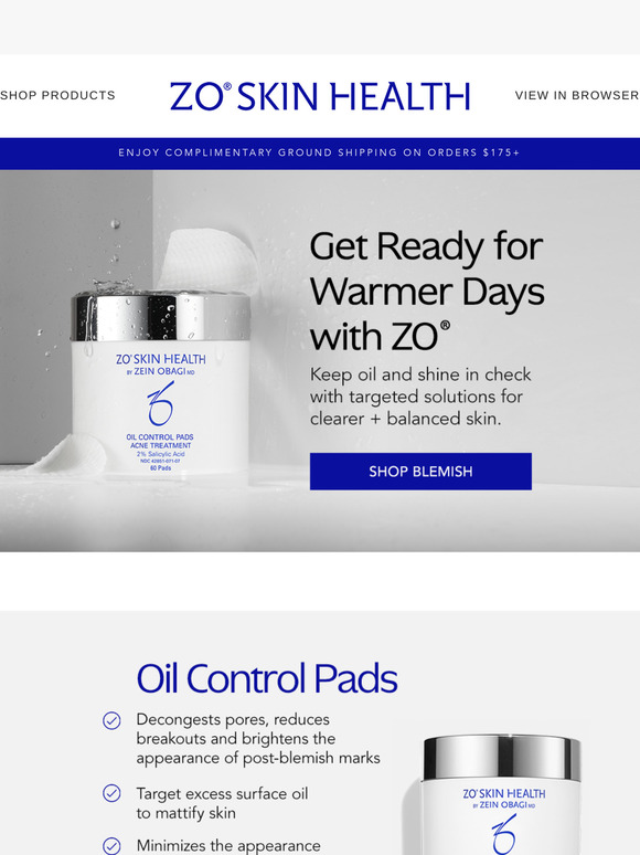 Get Ready for Warmer Days with ZO®