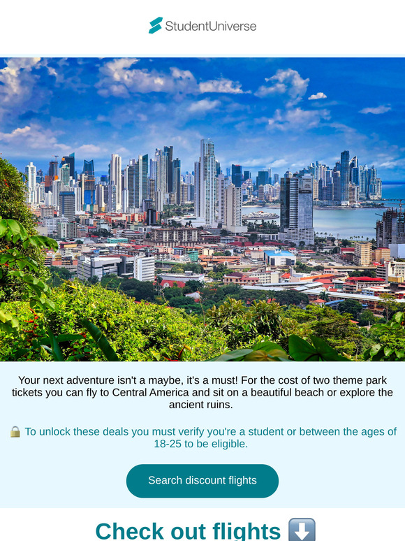 Start packing! Flights to Central America under $140. 🧳