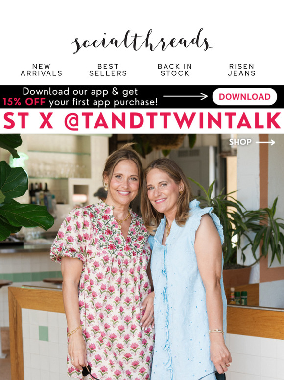 ST X @TANDTTWINTALK Just Landed At ST 🤗🤍