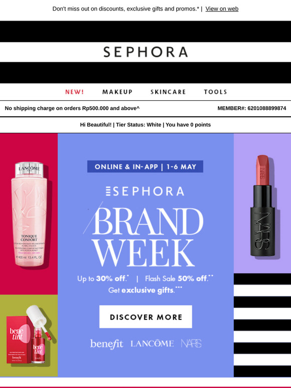 Sephora Brand Week: Benefit Cosmetics, NARS & Lancome🤩🌟