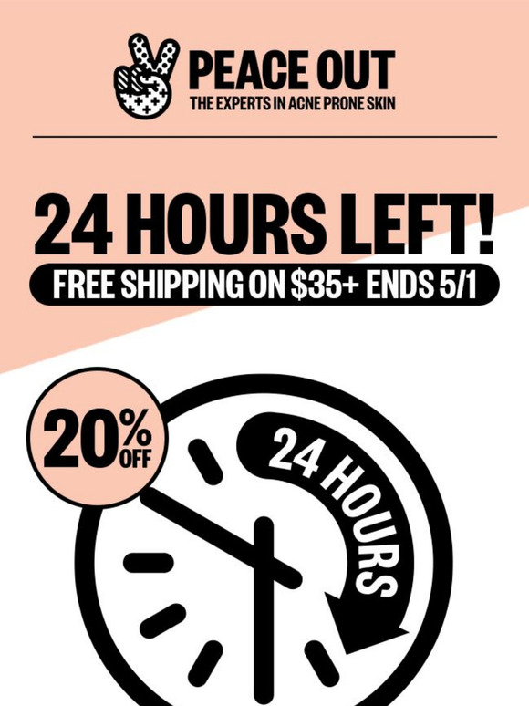 ⏳ 24 Hours Left: Last Chance for Free Shipping at $35 + 20% OFF!
