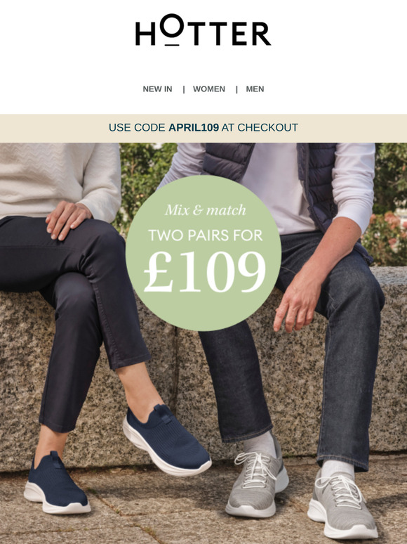 For her & him | Two pairs for £109