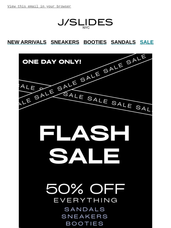 ONE DAY FLASH SALE ⭐ XTRA 50% OFF ⭐ SHOP NOW!