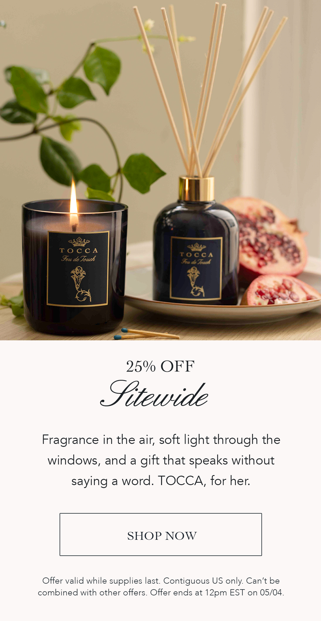 Mother's Day Sale: 25% off sitewide 
