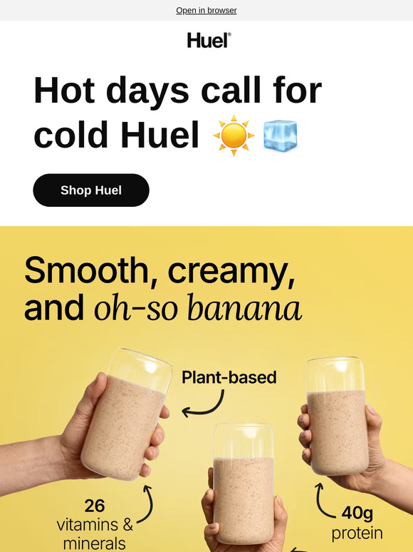 Fuel that fits the forecast ☀️