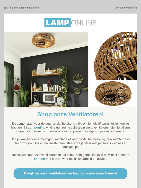 Laat die hittegolf maar komen, jij blijft koel met onze ventilatoren!