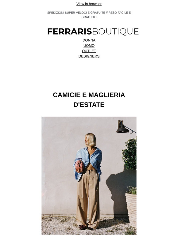 Camicie e maglieria per l'estate 🌾