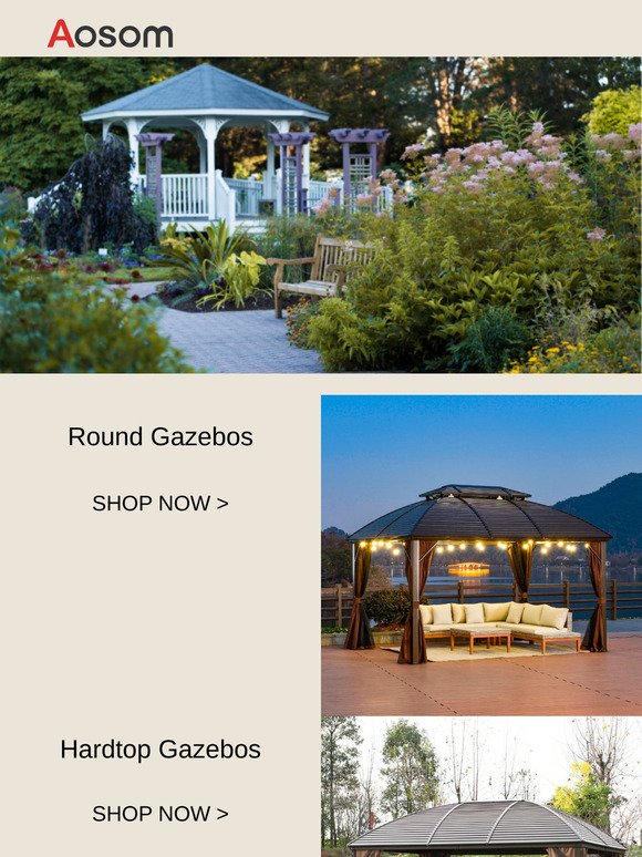 Find Your Perfect Gazebo – Style, Shade & Comfort Combined!