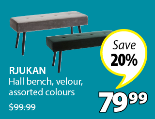 RJUKAN Hall bench | Save 20%