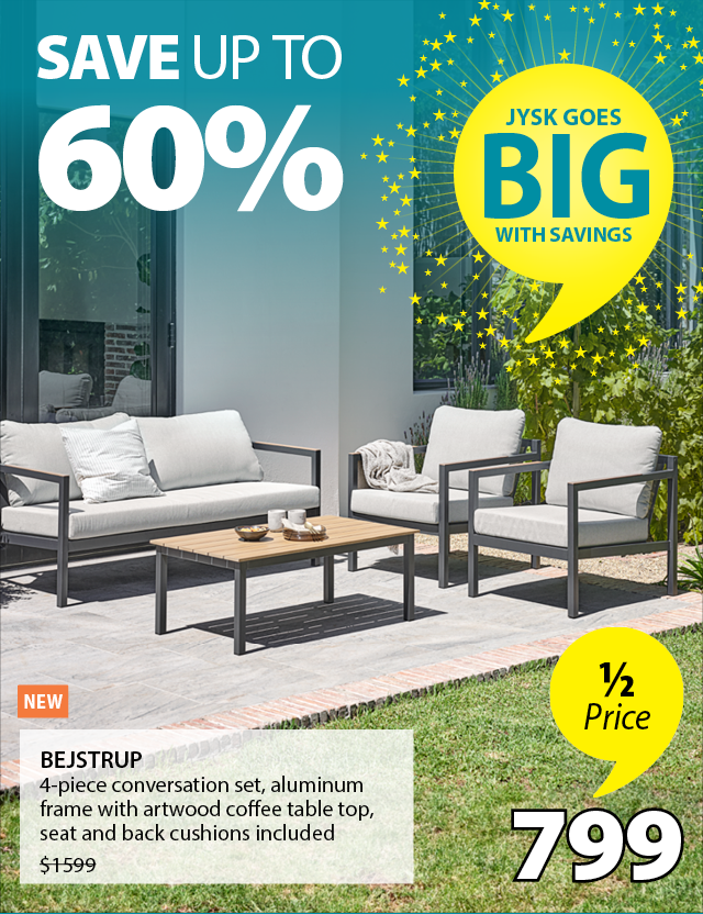 BEJSTRUP 4-piece conversation set | 1/2 Price