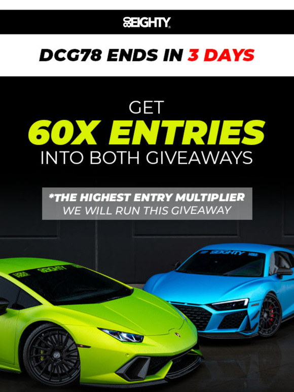 60x Entries are Live 🔥