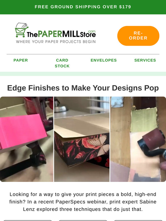Discover the Art of Digital Edge Printing with PaperSpecs