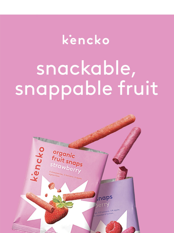 snackable, snappable fruit