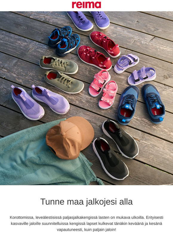 Kevyet paljasjalkakengät kevääksi ja kesäksi