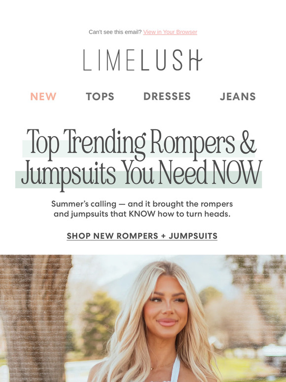 Step into Summer ☀️ Our hottest Rompers + Jumpsuits are here