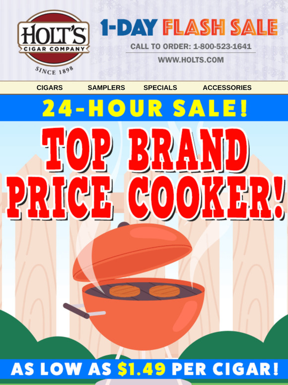 🔥Price Cooker: Enjoy up to 88% off on 100 smokin' deals + FREE Shipping!