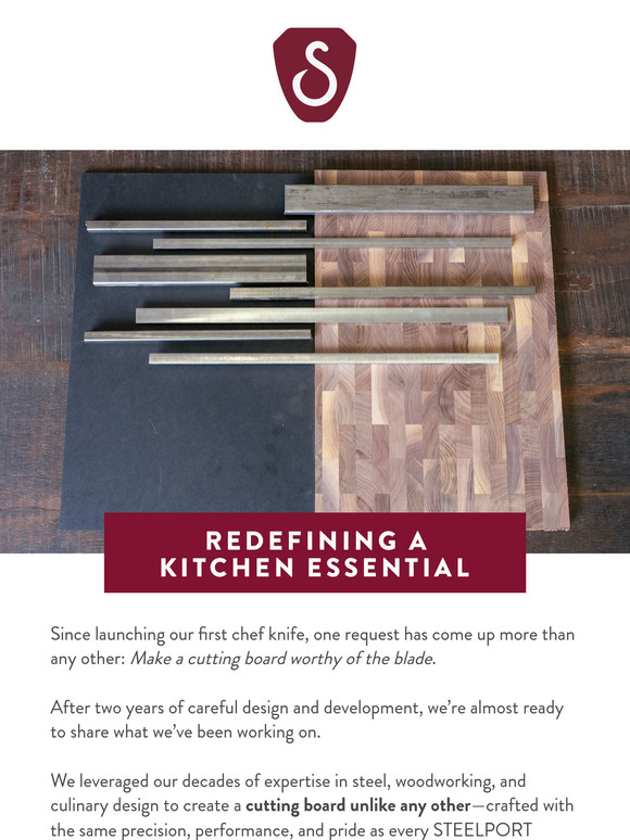 COMING SOON: A Cutting Board - Reimagined