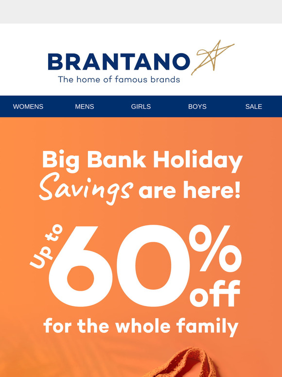 Big Bank Holiday Savings are here!