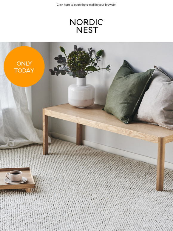 Discover design rugs! | For today only