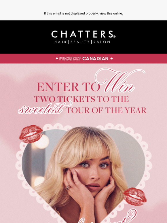Want to see Sabrina Carpenter in Toronto? Now's your chance! ❤️💋🎤