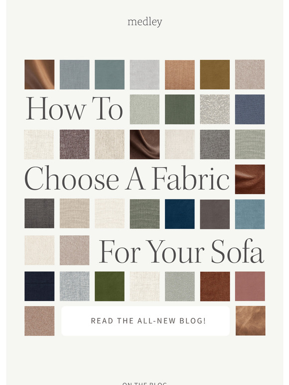 How to choose fabric for your sofa