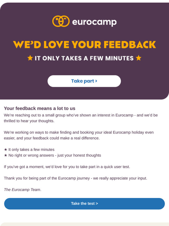 Your feedback means a lot to us