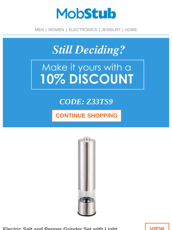 Get an Additional 10% Off That Deal You Were Looking For!