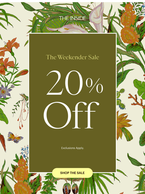 Flash Sale Alert! The Weekender Sale
