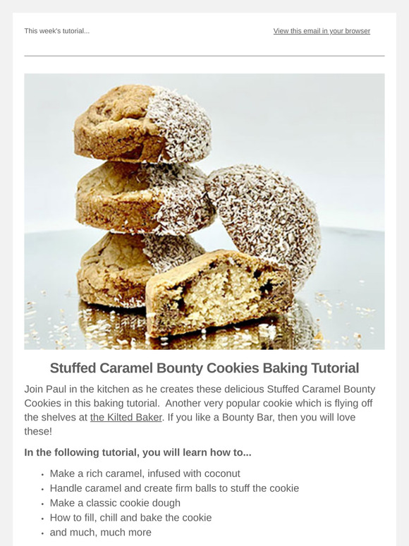 Try Our Scrumptious Stuffed Caramel Bounty Cookies