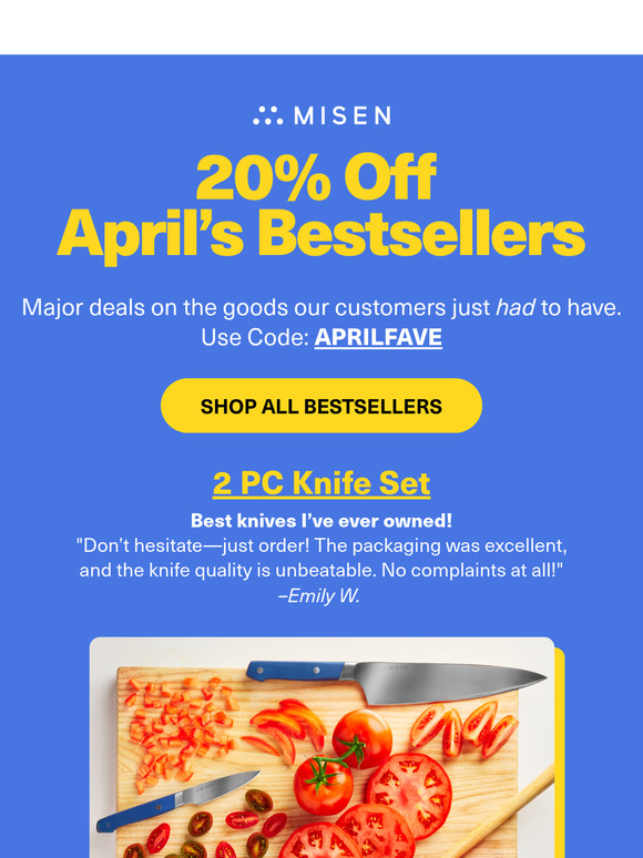 20% Off Our April All-Stars – Today Only!