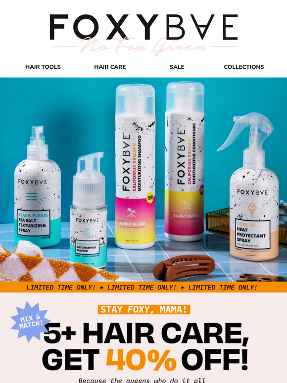 Save 40% on 5+ Hair Care Products!🧴🛍️