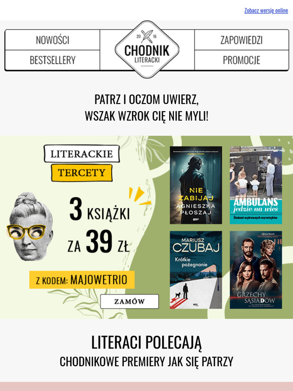 Złap okazję na majówkę! 🔆 3 książki za 39 zł
