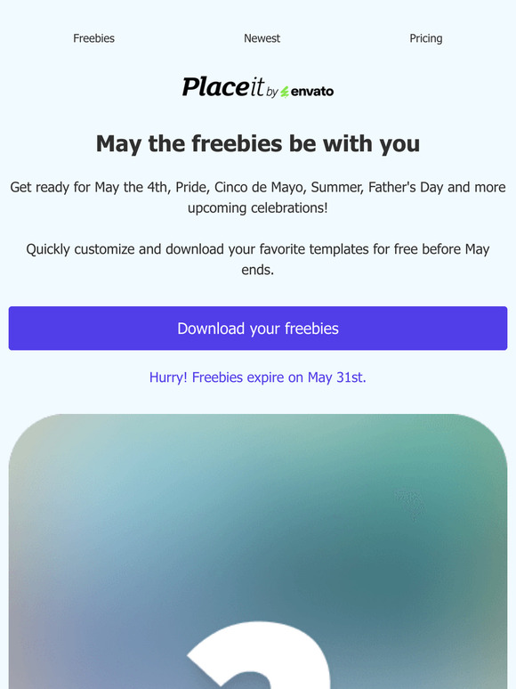 Your May freebies are here💫