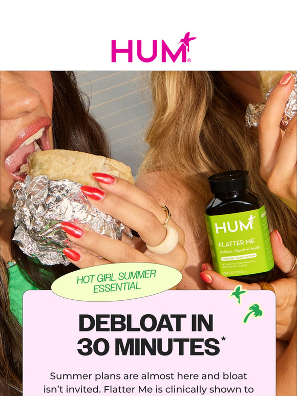 Debloat in 30 minutes. Summer’s calling. ☀️