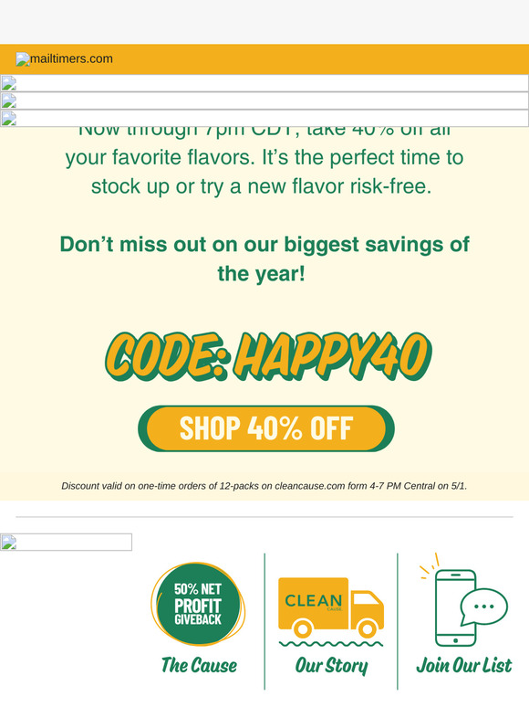 40% Off: Happiest Hour Sale is BACK!