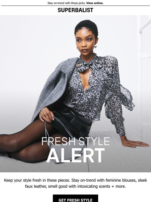 —, stay stylish with the latest trends