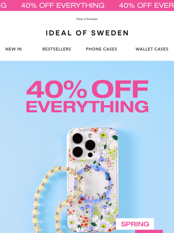 40% off everything starts...NOW 🌻☀️🐝