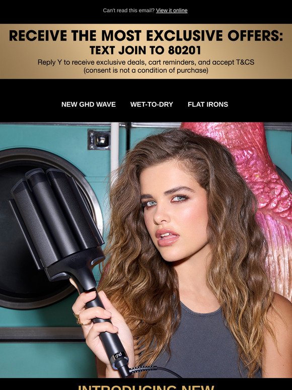 Big News! Meet NEW ghd Wave 🌊