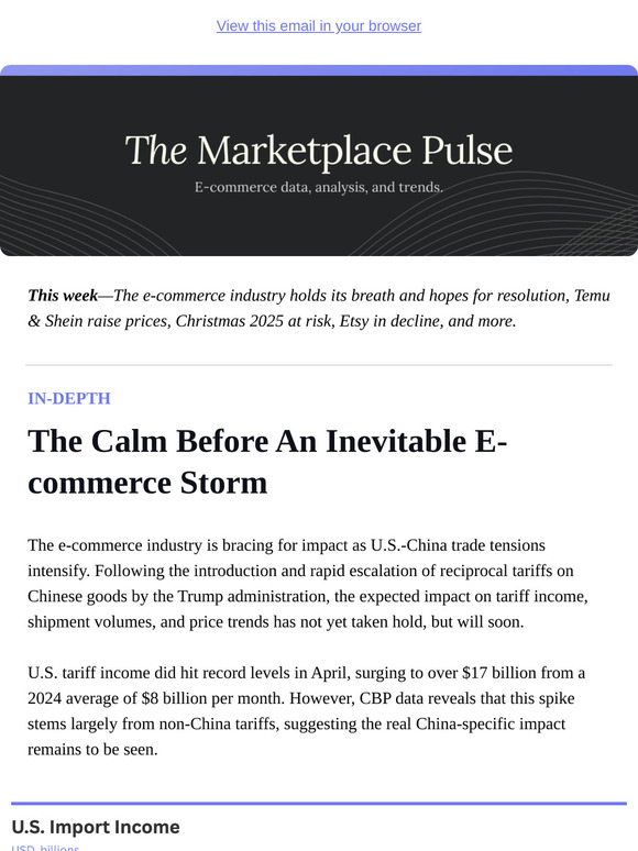 The Calm Before An Inevitable E-commerce Storm