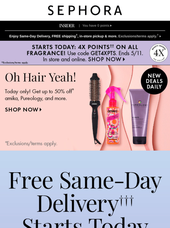 FREE Same-Day Delivery starts today 📦